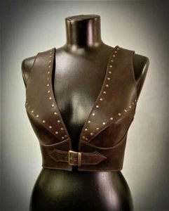 Damen Chestguard SCA Leder LARP Rüstung - Bild 1 von 2