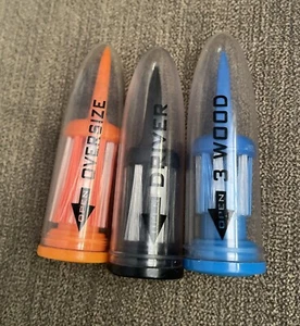 Brush-t Golf Tees Assorted (3-Wood, Driver, Oversize)  3 Tees.   New - Picture 1 of 2