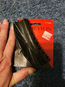 Vintage 1996 Goody Revlon Hair Clip Black -74071 - Picture 1 of 2