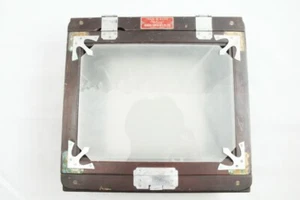 Okuhara 6 1/2 x 8 1/2 Holz Glas Rückseite Adapter Platte Halter #1929 - Bild 1 von 8