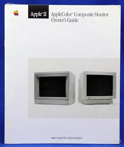 Apple II II+ IIe IIc IIgs AppleColor Composite Monitor Owner's Guide New Sealed - Bild 1 von 3