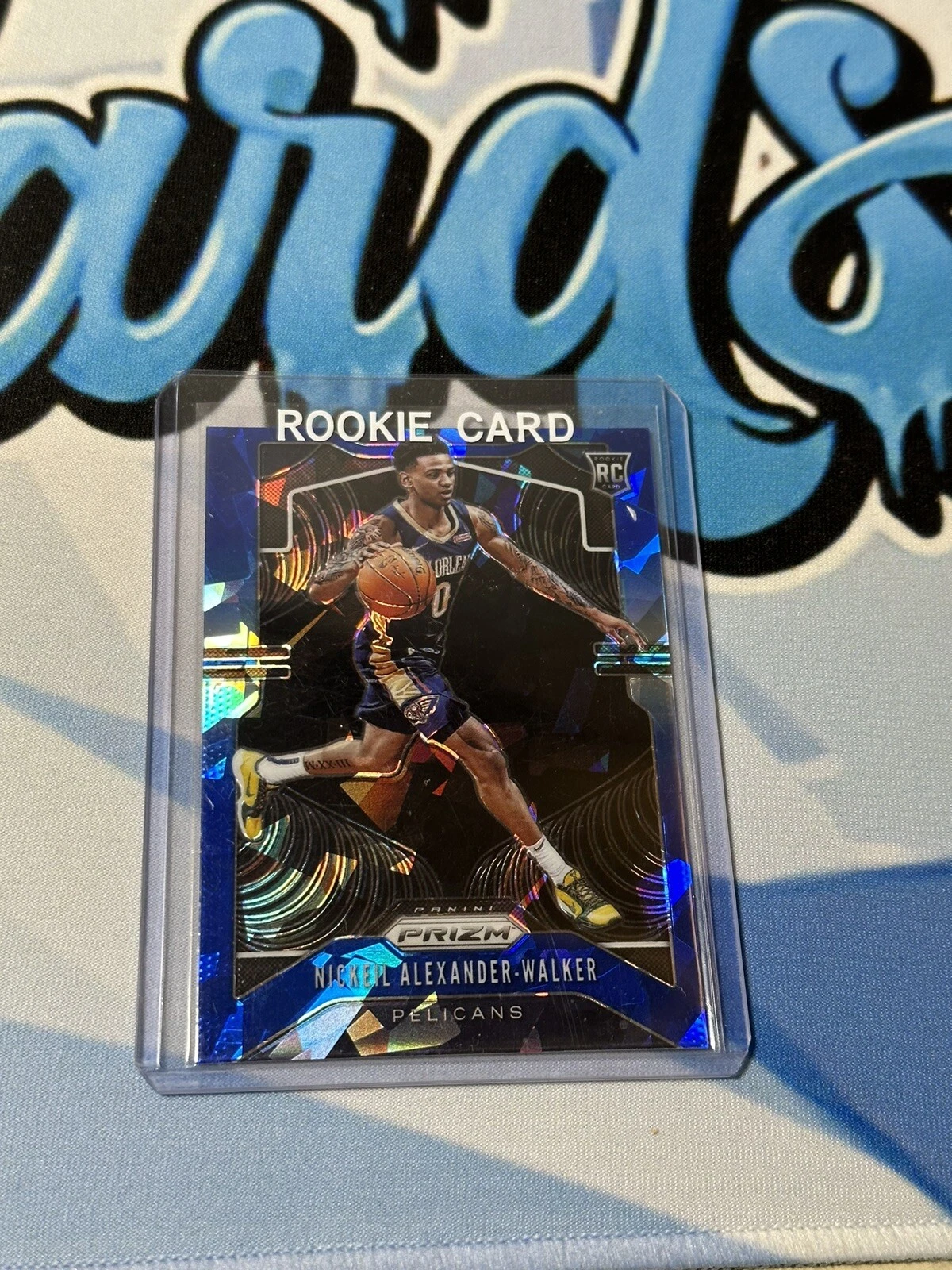 2019-20 Prizm Nickeil Alexander-Walker Blue Ice Prizm Rookie #58/99