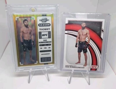 Said Nurmagomedov- TwoCards!  2022 Immaculate /25 & 2023 Season Ticket Gold /10! - Image 1 of 2