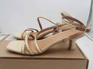 A New Day Women's 2" Heels Sandals Faux Leather Ankle Strap size 11 - Picture 1 of 6