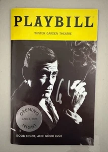 George Clooney Signed Good Night And Good Luck Broadway O.N. LE Playbill PROOF - Picture 1 of 4