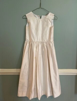 Posies Silk Dress for Girls in Size M white - Image 1 of 4