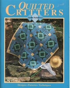 Quilts Made Easy, Quilted Critters, Leisure Arts, Janica Lynn Quilt Pattern Book - Picture 1 of 3