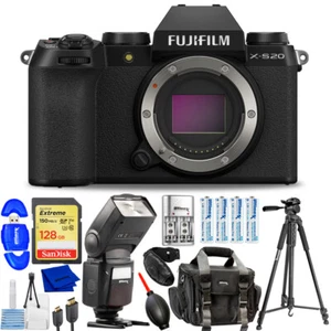 Cámara sin espejo FUJIFILM X-S20 (cuerpo, negra) 16781852 - paquete de accesorios de 12 piezas - Imagen 1 de 6