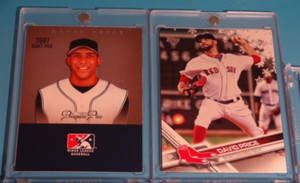 2007 TRISTAR PROSPECTS PLUS   DAVID PRICE (RC) #1 + 2017 TOPPS HOLIDAY #HMW148