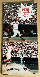 Cincinnati Reds Media Guide Program Johnny Bench 1975 - Imagen 1 de 24