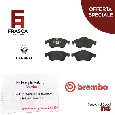 Pastiglie Freno Anteriori Brembo Renault Clio V B7 1.3 TCe 1.6 E.TECH 1.0 LPG - Imagen 1 de 3