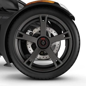 NEW CAN-AM RYKER INTENSE BLACK WHEEL COVER ACCENTS 219400825 - Picture 1 of 1