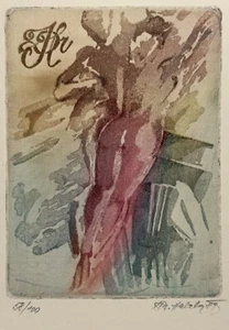 DOBROSLAV HALATA: Exlibris for N. Hillerbrandt; 1989 - Photo 1/2