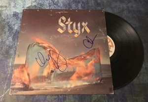 GFA Dennis DeYoung & Chuck * STYX * Band signiertes Vinyl Schallplattenalbum AD4 PROOF COA - Bild 1 von 5
