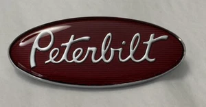 New Peterbilt 3" Emblem Badge Logo Nameplate Name Plate Insignia 20-19281 (SH2 - Photo 1 sur 4