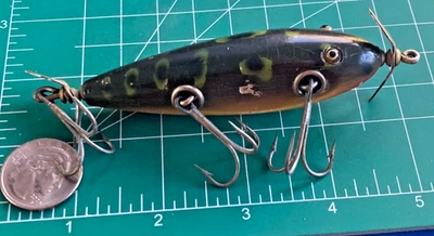 Señuelo de pesca de colección Creek Chub lesionado Minnow ojo de lucio ojo de cristal CCBC PUNTO DE RANA Foto 1 de 4