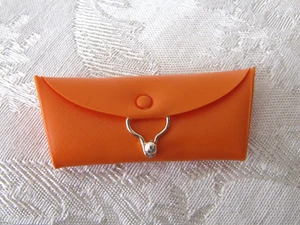 Vintage Barbie bambola moda PAK ARANCIONE pochette borsa ~ anni '60 - Foto 1 di 2
