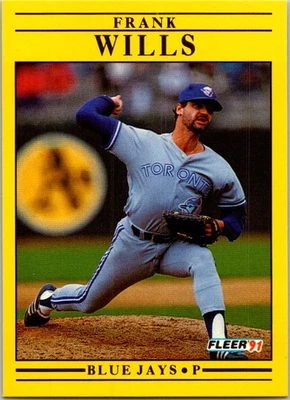 1991 Fleer #191b Frank Wills - Image 1 of 2