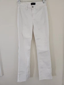 Womens Vince. Taylor High Rise Boot Cut White Jeans Sz 25 - Picture 1 of 4