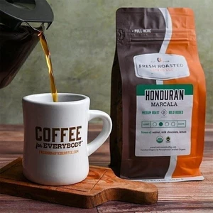 Marcala hondureña | Café de grano entero orgánico | Café tostado fresco - Imagen 1 de 7