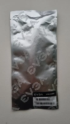 EVGA 4 pin Molex to 6 pin PCI-E PCI Express Power Connector Cable Adapter Black - Image 1 of 4