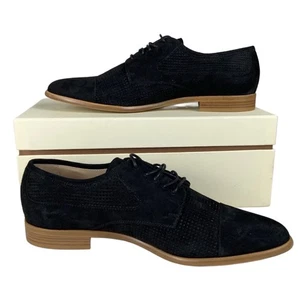 M. Gemi "The Memoria" Damen Schwarz Leder Wildleder Oxford Halbschuhe, 38,5EU 8US - Bild 1 von 9