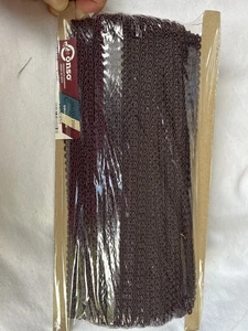 Conso 1/2” French Gimp Edging Trim 36 yd Roll Style 1140 Color H07 Eggplant NOS - Picture 1 of 7