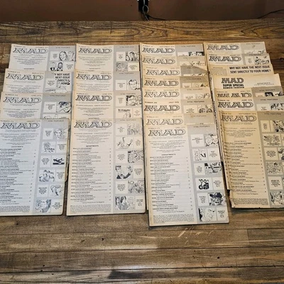 1970's Mad Magazine Lot Of 23 • Retro Magazines Collection  - Image 1 of 4