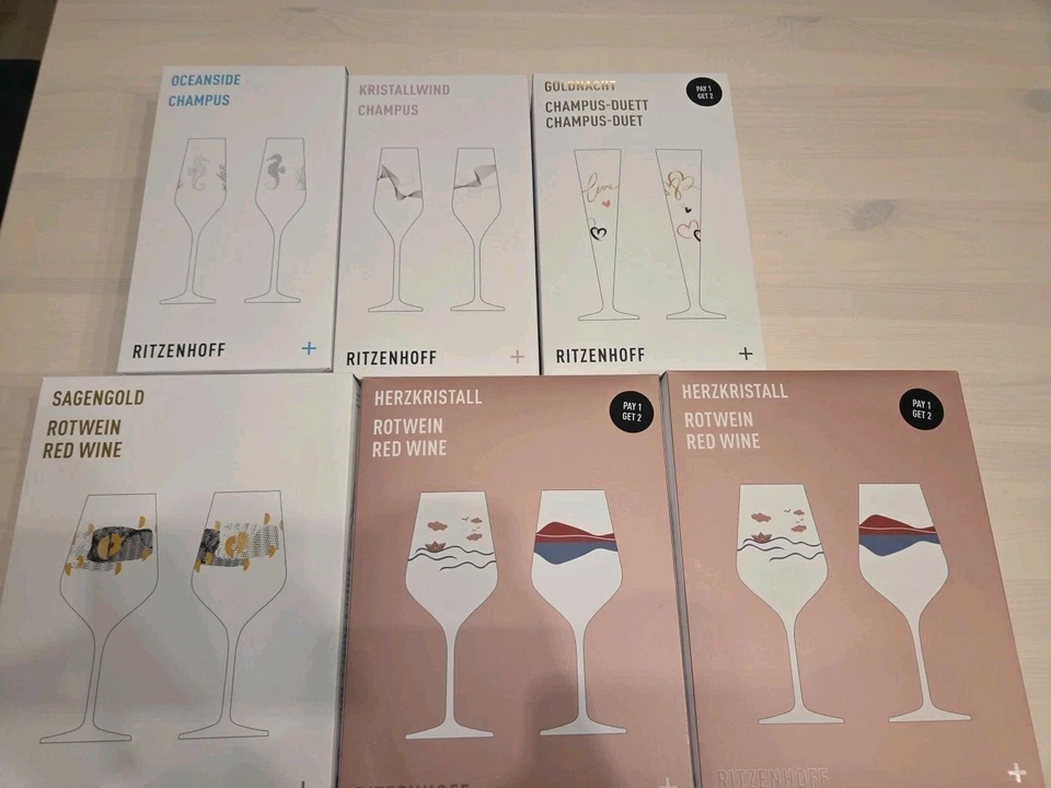 Ritzenhoff,Hugo,Aperizzo,Schaut in meine Anderen Auktionen ,12 Gläser  - Bild 1 von 3