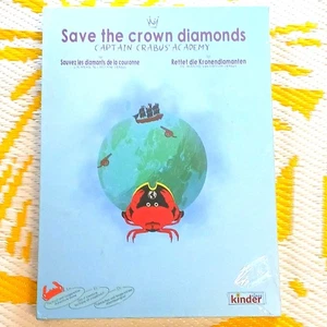 Save the Crown Diamonds CAPTAIN CRABUS' ACADEMY Brettspiel von: Kinder (LESEN) - Bild 1 von 3