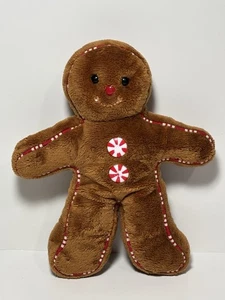 Peluche vintage de Navidad DOUGLAS pan de jengibre hombre peluche menta 7"" - Imagen 1 de 10