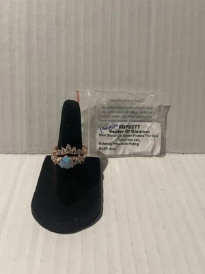 BP Bomb Party Ring RBP8277 Seeker Of Glamour Frosted Fire Opal Oct 2024 Sz 8 RG - Image 1 of 3