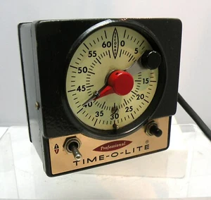 Time-O-Lite Professional Photography Darkroom Timer Model P-59 - Works - Picture 1 of 5