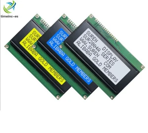 1PCS 2004 LCD Display Module Character 20x4 Blacklight Gray Yellow Blue - Foto 1 di 14