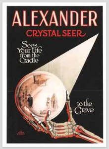 Moderne Postkarte: Alexander Kristallseher, Kristallkugelleser - Magie/Taschen - Bild 1 von 3