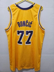 LUKA DONCIC Basketball Jersey #77 LA CITY OF ANGELS YELLOW SNAKESKIN JERSEY 2XL - Bild 1 von 10