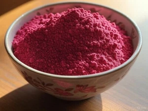 Organic Hibiscus Flowers FINE POWDER (Hibiscus Sabdariffa)  Vibrant Red Non-GMO - Picture 1 of 4