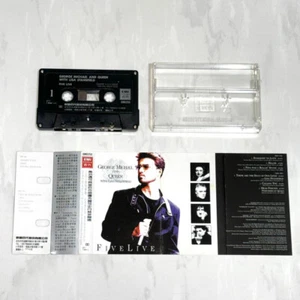 George Michael Queen Lisa Stansfield 1992 Five Live Taiwan Edition Cassette Tape - Picture 1 of 5