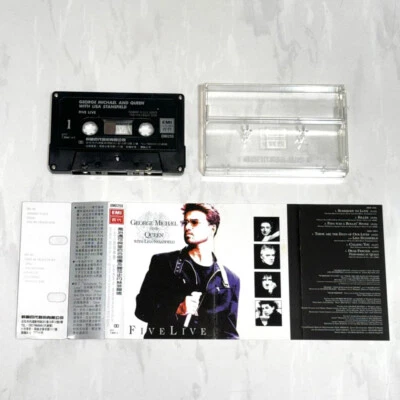 George Michael Queen Lisa Stansfield 1992 Five Live Taiwan Edition Cassette Tape - Image 1 of 4