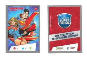 DC Comics - Series 2 - Superhero - #19 - Supergirl / Superman Match Card - Picture 1 of 1