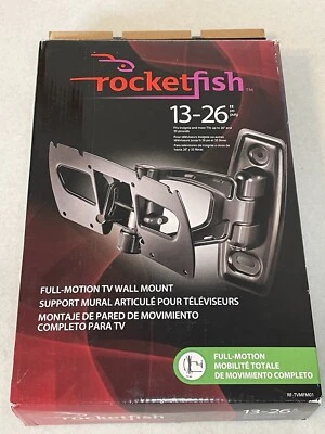 Rocketfish Full-Motion TV Wall Mount. Fits Most TVs 13-26” Screen Up To 36 lbs - Image 1 of 4