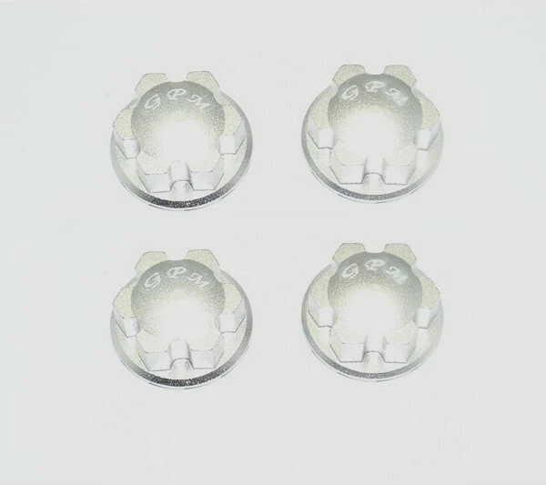 Tuercas de rueda de aluminio plateado GPM de 17 mm para Traxxas X-Maxx 8S 6S y E-Revo 2.0 Foto 1 de 1