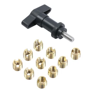 Batwing Fairing Brass Thread Cutting Inserts Fit For Harley Electra Glide 97-13 - Foto 1 di 4