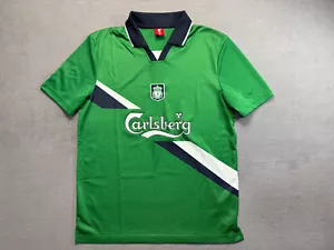 Liverpool FC Retro 99-00 Away Jersey green Shirt Adult size M - Picture 1 of 12