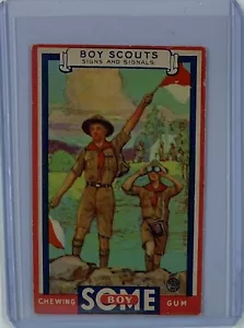 1933 Goudey Gum BOY SCOUTS Signs and Signals No. 33 Card - Picture 1 of 2