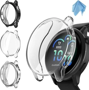 3-pak Screen Protector Case do Garmin Vivoactive 6 Soft TPU Futerały ochronne - Zdjęcie 1 z 10