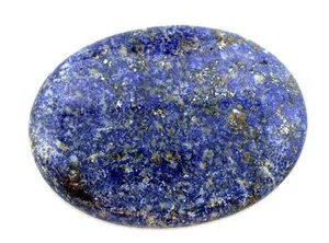54,05 Karat 40x30 40 mm x 30 mm Afghanistan Lapis Oval Cabochon Cab Edelstein Edelstein - Bild 1 von 1