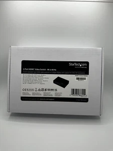 StarTech VS221HD20 2 Port HDMI 2.0 4K Video Switch Box IR Switcher 4K UHD HDCP - Picture 1 of 2