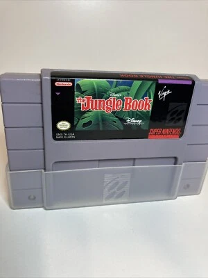 Videojuego Disney’s The Jungle Book SNES Super Nintendo PROBADO FUNCIONANDO Foto 1 de 4