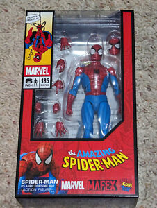 Medicom Mafex No. 185 Spider-Man Spiderman Classic Costume Brand New US Seller